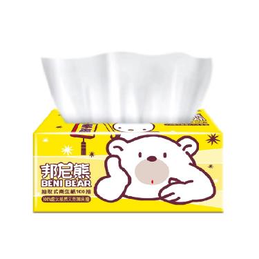 【BeniBear邦尼熊】經典黃抽取式衛生紙（100抽x12包x2串/箱）廠商直送