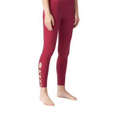 【KOLLOS 科樂思】 洸動能高腰翹臀綁帶舒活褲 女款（XS / S / M / L / XL）薔薇紅-廠商直送