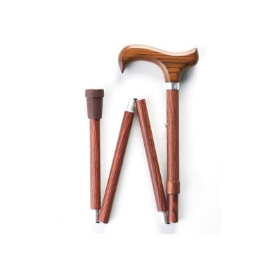 【MerrySticks悅杖】天然木紋系列／折疊手杖（栓木）廠商直送