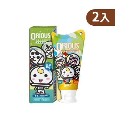 【QRIOUS®奇瑞斯】雙效紫錐菊護齒膏（60gx2）黃金柚