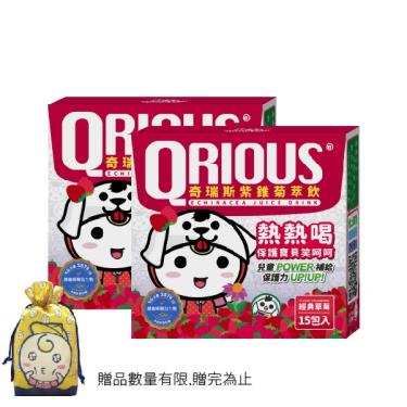 QRIOUS®奇瑞斯紫錐菊萃飲 草莓口味PLUS X2盒