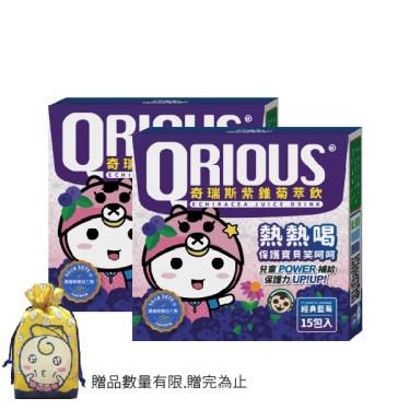 QRIOUS®奇瑞斯紫錐菊萃飲 藍莓口味PLUS X2盒[效期~2025/03/01]