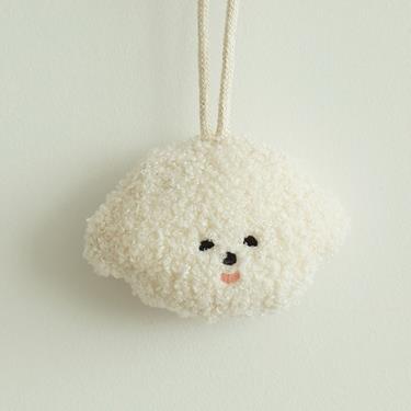 【韓國Chezbebe】雪白小狗娃娃姓名吊牌 廠商直送