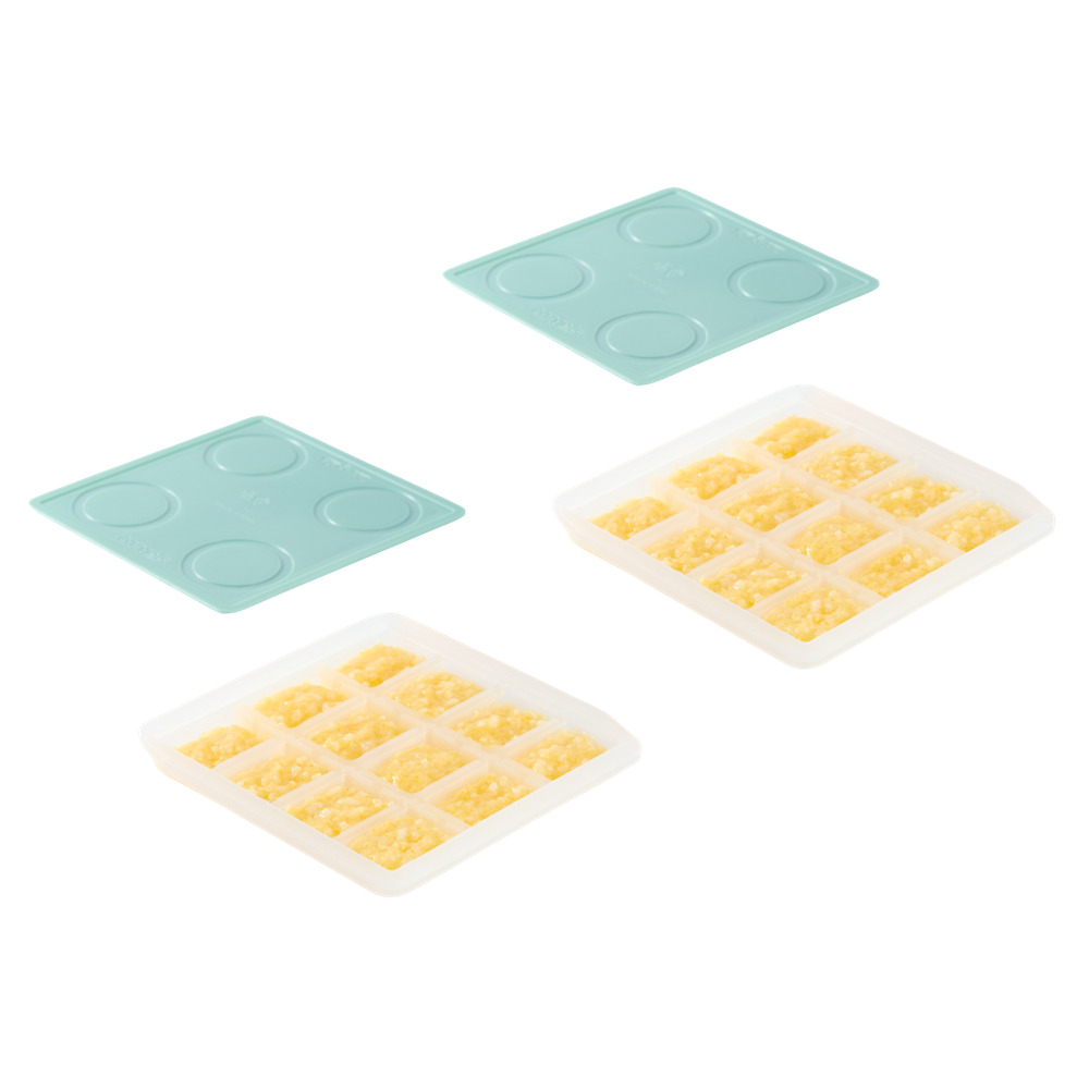 【2angels】矽膠副食品製冰盒15ml 兩組_夏葉綠 廠商直送