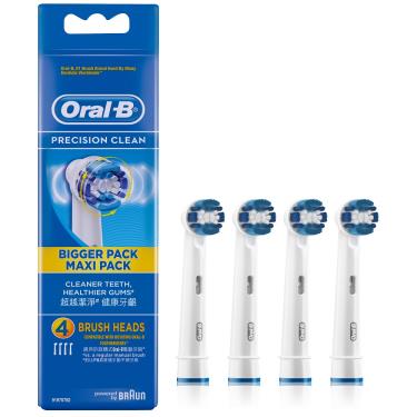 【Oral-B歐樂B】電動牙刷杯型彈性刷頭（EB20-4）4入